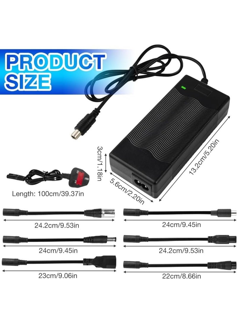KOWVOWZ Electric Scooter Charger 42V 2A DC Power Adapter for Self-Balancing Hoverboard With 6 Connections - Image 3